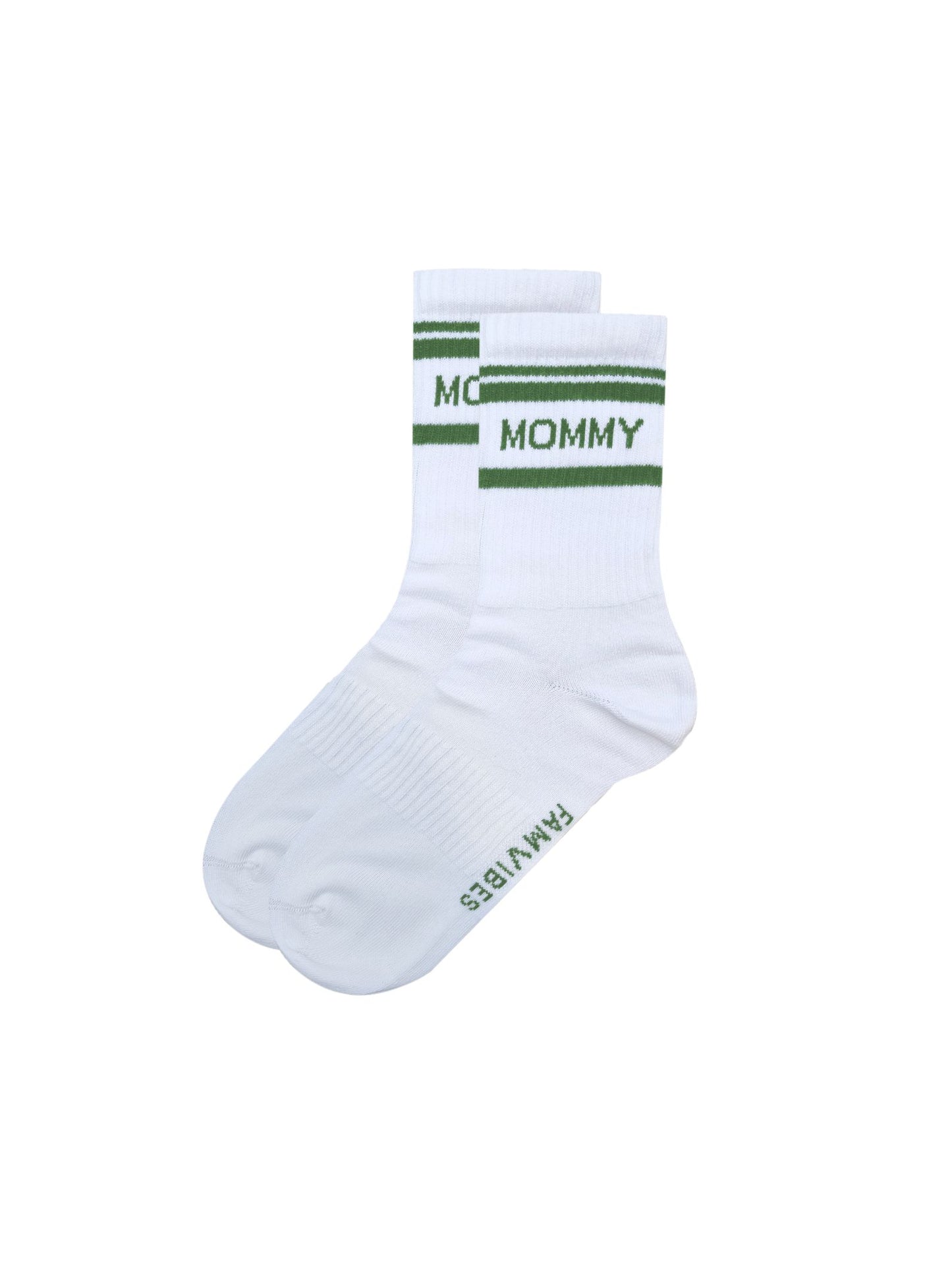MOMMY - Socken | grün gestreift