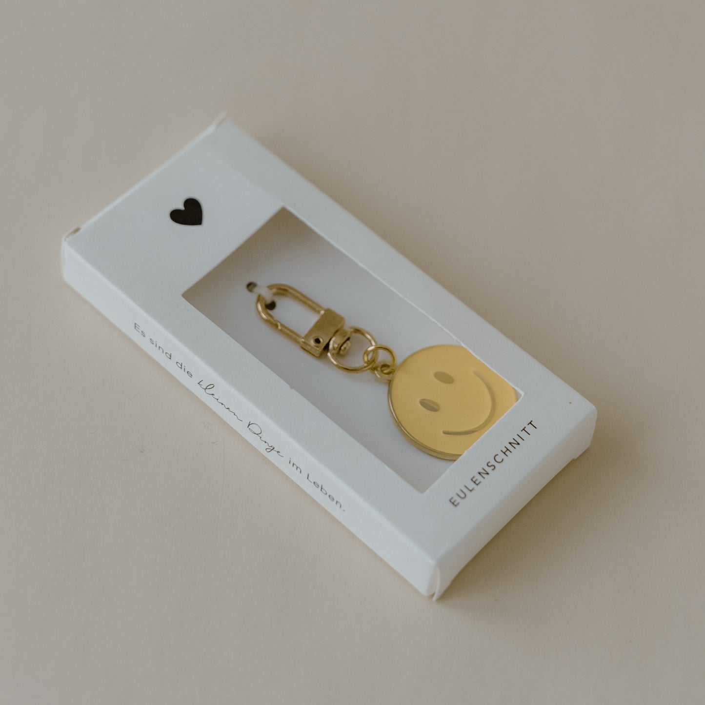 Schlüsselanhänger Smiley | Eulenschnitt