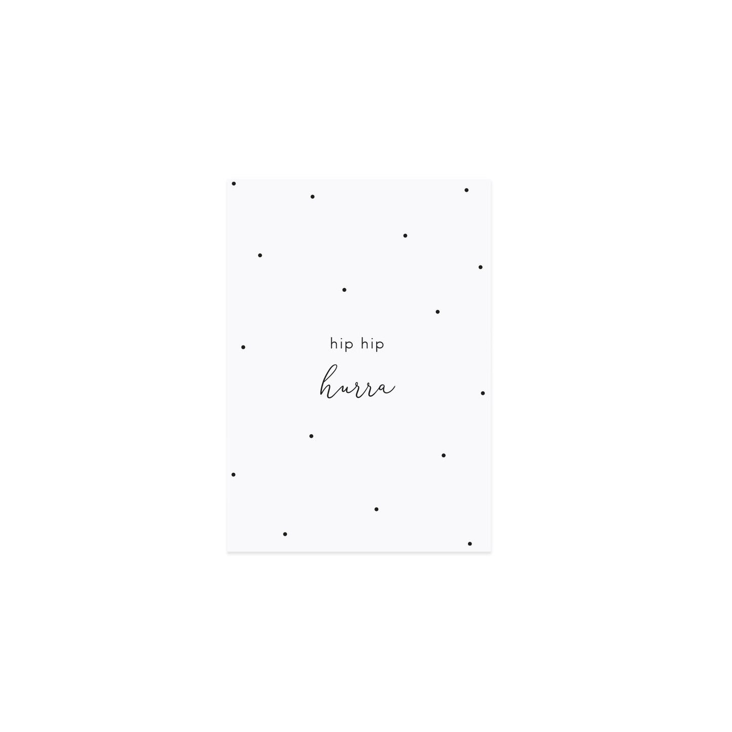 Grußkarte "HipHip Hurra'