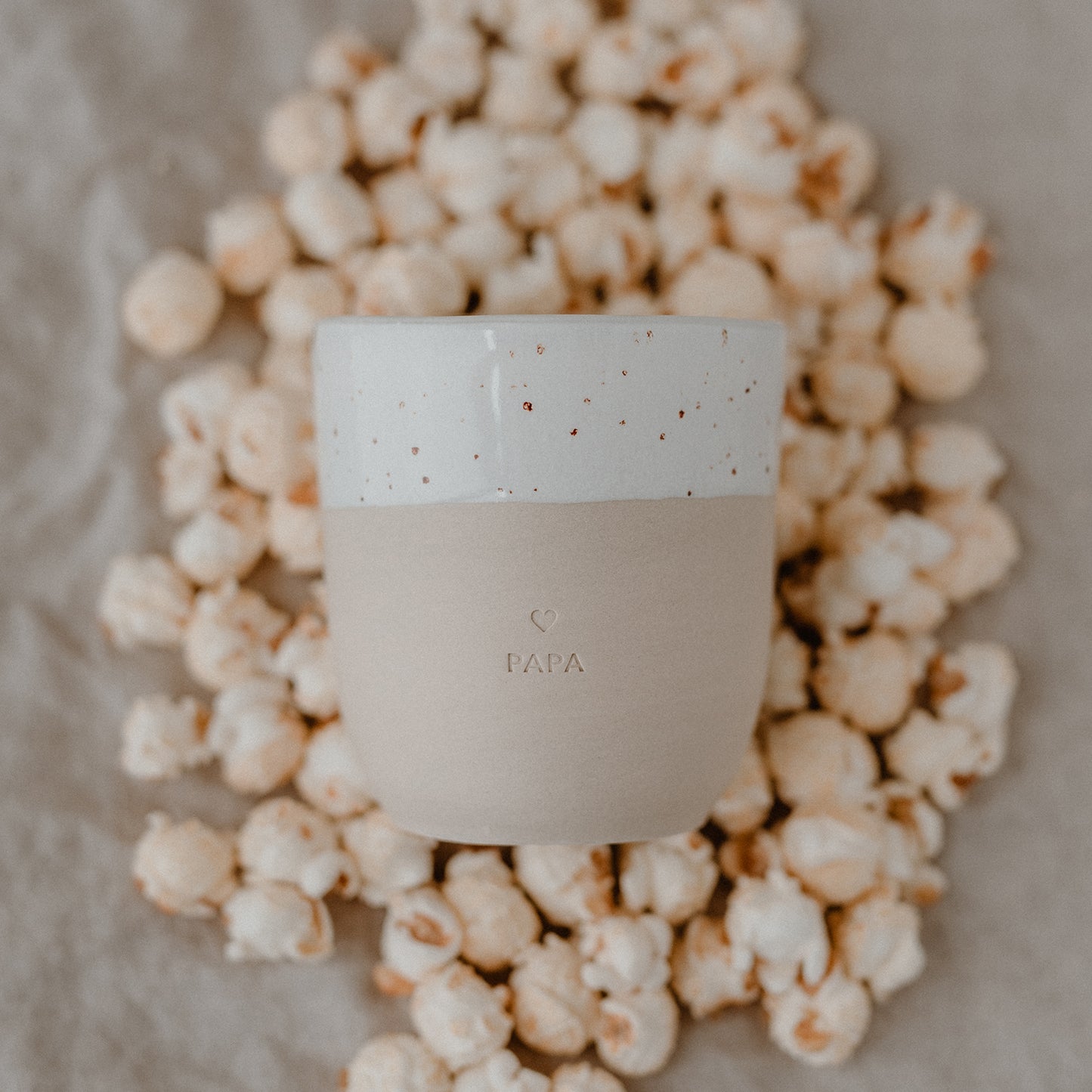 Steingut-Becher 'PAPA'