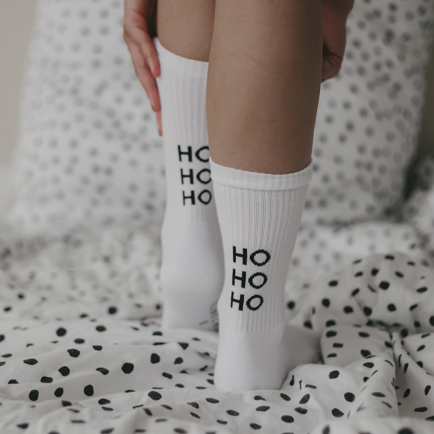 Socken HoHoHo von Eulenschnitt