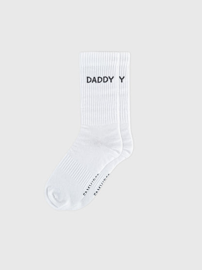 DADDY - Socken | weiß