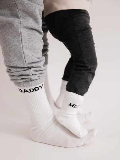 Geschenkbox | Mini Steps, Big Love | Matching Socken-Set Daddy & Mini