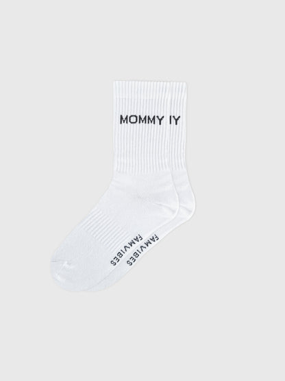 MOMMY - Socken | weiß