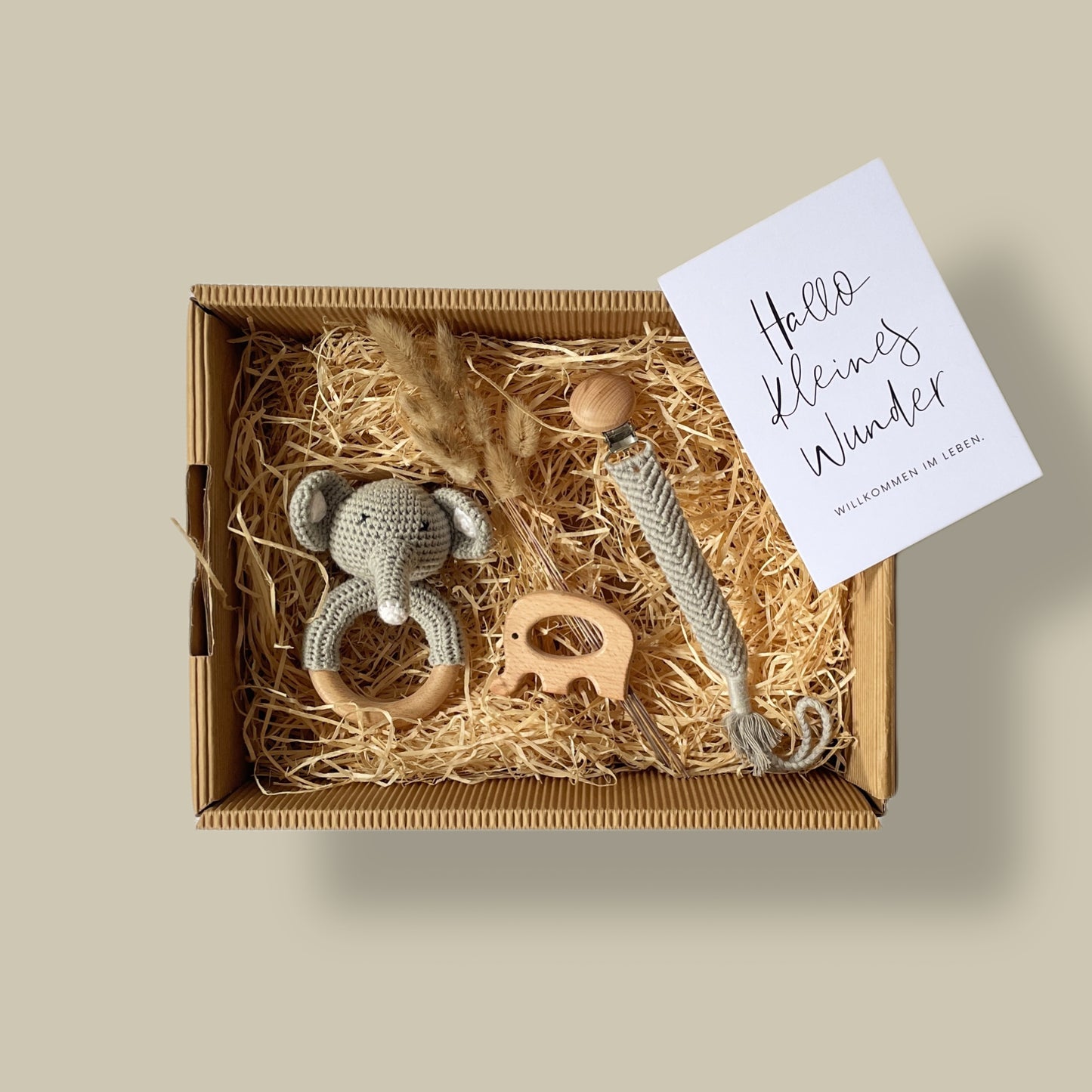BABY - GESCHENKBOX  ELEFANT