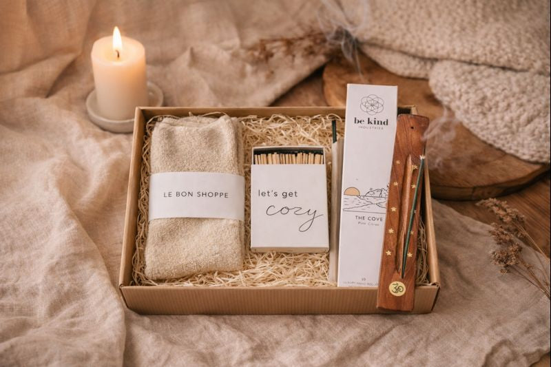 Geschenkbox Cozy Selfcare  – Wärme, Ruhe & Achtsamkeit