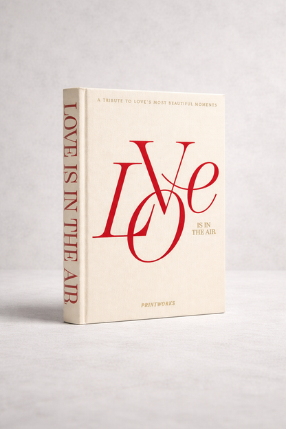 Fotoalbum „Love is in the Air“ – Hochzeitsalbum & Gästebuch