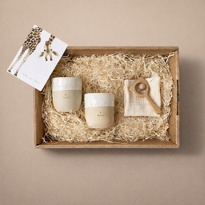Geschenkbox zur Geburt für Mama, Papa & Baby