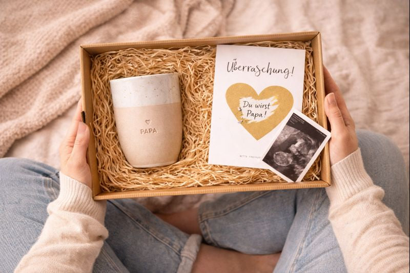 Geschenk zur Schwangerschaft Papa verschenken