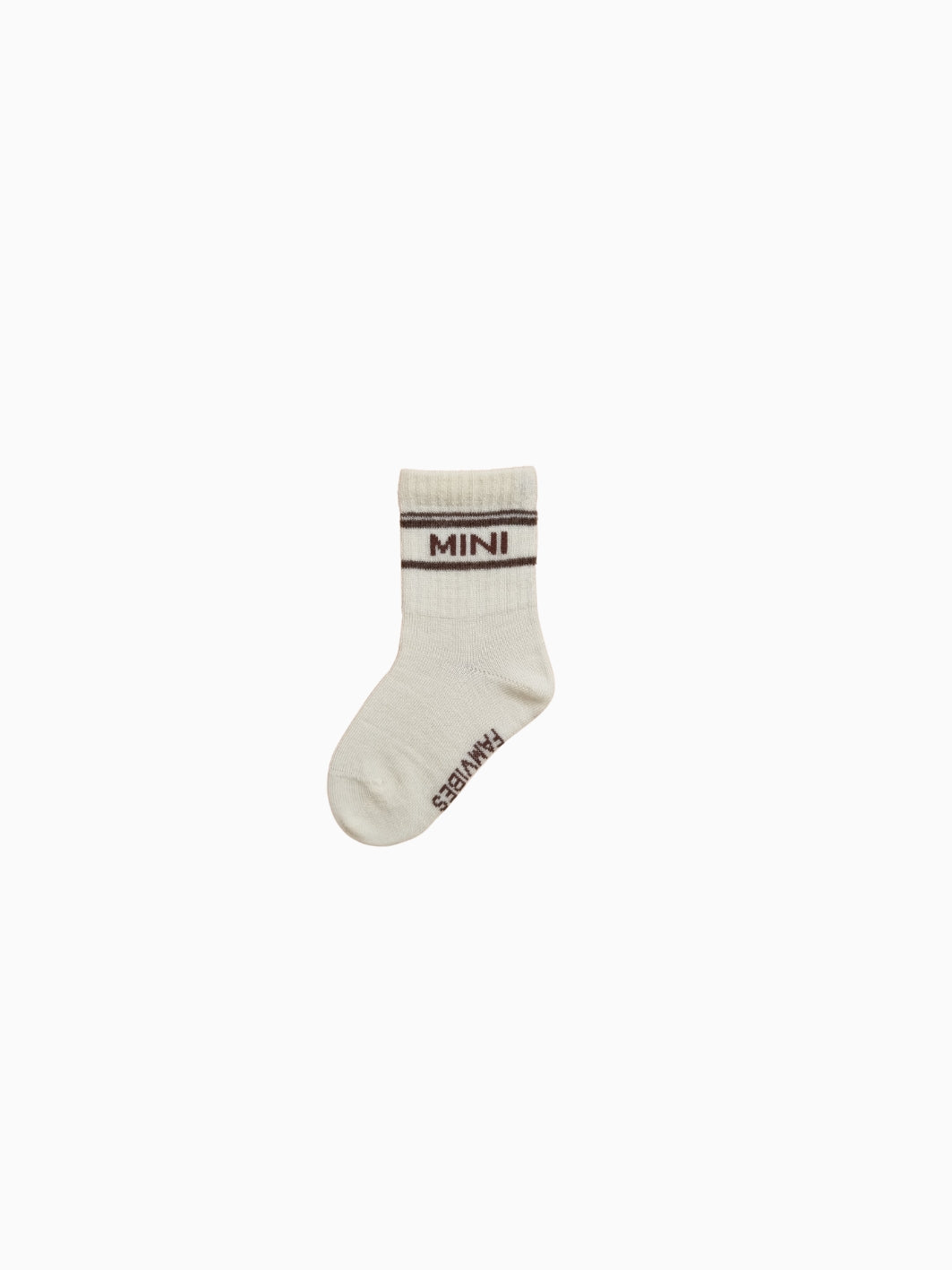 3er Set Wollsocken  MOMMY, DADDY, MINI von Famvibes | Creme | Braun