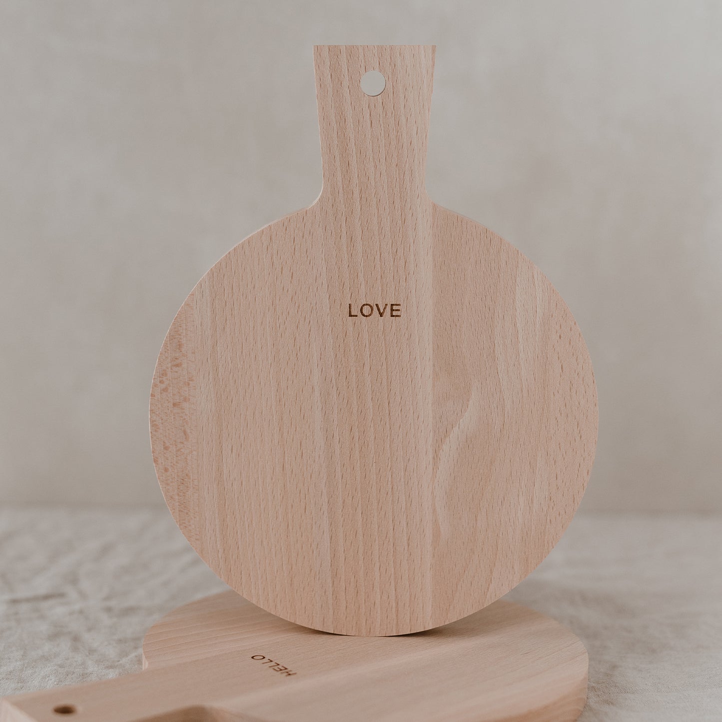 Mini Brettchen aus Buchenholz im 2er Set von Eulenschnitt