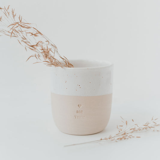 Steingut-Becher 'ME TIME'