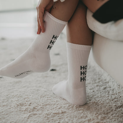 Socken  HoHoHo von Eulenschnitt